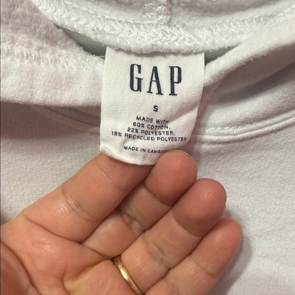 GAP Classic White Hoodie size S - Picture 2 of 4